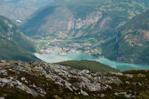 Noorwegen groene stroom in dal